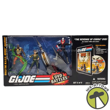 G.I. Joe DVD Battles 3 Pack Figure Gift Set with DVD Hasbro 32751