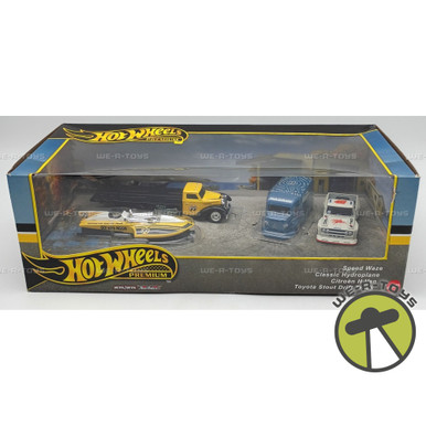 HOT WHEELS PREMIUM MOONEYES SPEED WAZE HYDROPLANE, CITROËN VAN