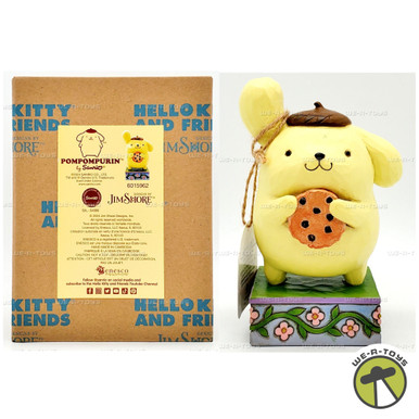 Sanrio by Jim Shore Pompompurin with Cookie Figurine Enesco