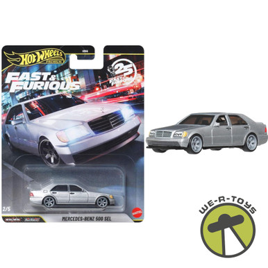 Hot Wheels Premium Fast & Furious Mix 3 – Mercedes-Benz 500SEL Scala 1:64 2024