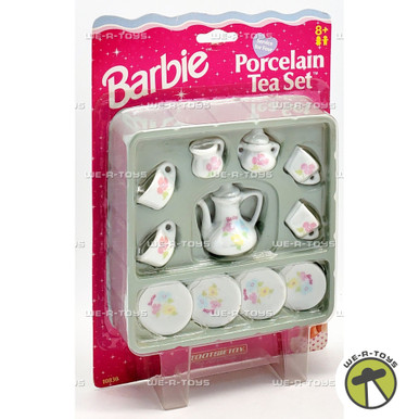 Barbie Porcelain Tea Set 1998 Tootsie Toy 10830 - We-R-Toys