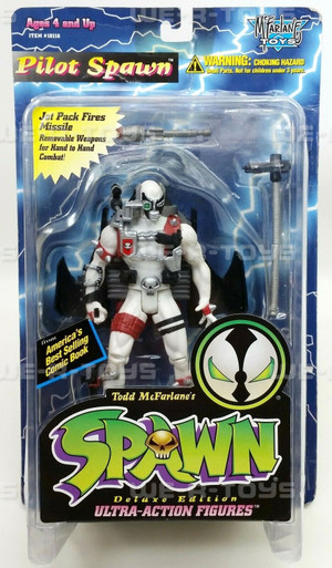 Spawn McFarlane Toys Pilot Spawn Deluxe Edition Ultra-Action Figures NRFB