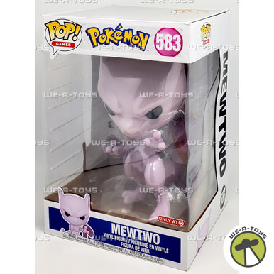 Funko POP Games 583 Pokemon Mewtwo 10 Inch Vinyl Figure - We-R-Toys