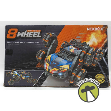 NEXBOX Stunt Spray Car 8 Wheel RC Vehicle 2024 Fancy Swing Arm