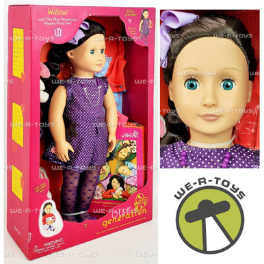 our generation doll purple dress Our Generation 18 inch Doll with Long Hair and Purple Dress Outfit