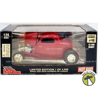1933 Ford Highboy Hot Rod Magazine Issue 48 Red Diecast Racing