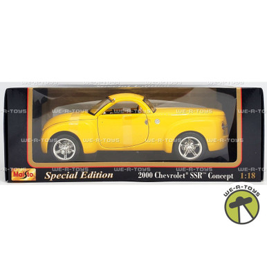 2000 Chevrolet SSR Concept Die Cast Yellow Maisto 31612 - We-R-Toys