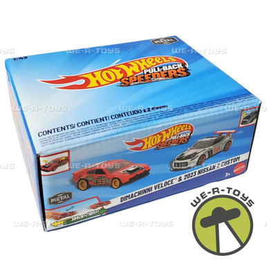 Hot Wheels Pull-Back Speeders Dimachinni Veloce & 2023 Nissan Z