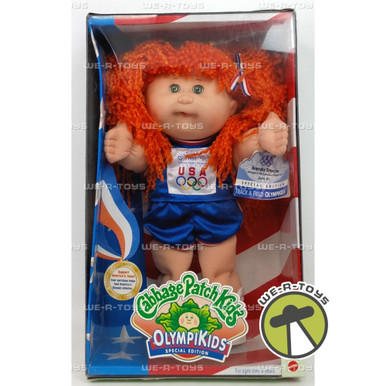 1990年製 ビーチボーイズ マスコットベア Cabbage Patch Kids Olympikids Brenda Stacie Doll Track & Field USA