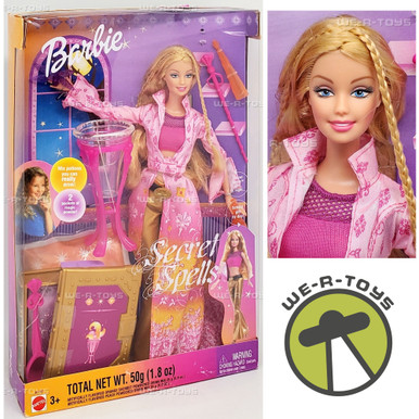 Secret Spells Barbie Doll with Drinking Potions 2003 Mattel B2787