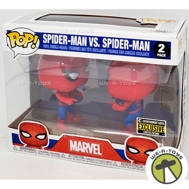 Funko POP Marvel Spider-Man vs Spider-Man Vinyl Figure 2 Pack - We