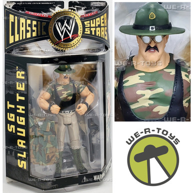 WWE Classic Super Stars Sgt Slaughter Action Figure 2004 Jakks