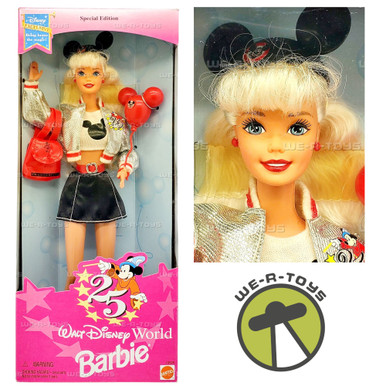 25th Anniversary Walt Disney World Special Edition Barbie Doll