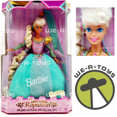 Barbie Doll / 1994 RAPUNZEL BARBIE Doll /collector  Series/vintage/mattel/blonde Hair/unique/rare/nrfb/toy -  Israel