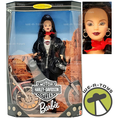 円高還元 Number Doll Barbie Davidson Harley 3 22256 Mattel 1998 Brunette アメコミ