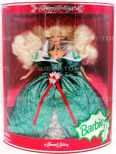 1995 Happy Holidays Special Edition Barbie Doll Mattel #14123