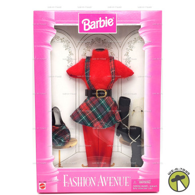Barbie Fashions #4 Red Skirt | Doll Clothing For Barbie | Mix & Match Outfits | Universal Fit For All Barbie Body Types