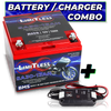 Shake Awake 30 Case 13Ah Smart Motorcycle battery With 3.5A Battery Maintainer