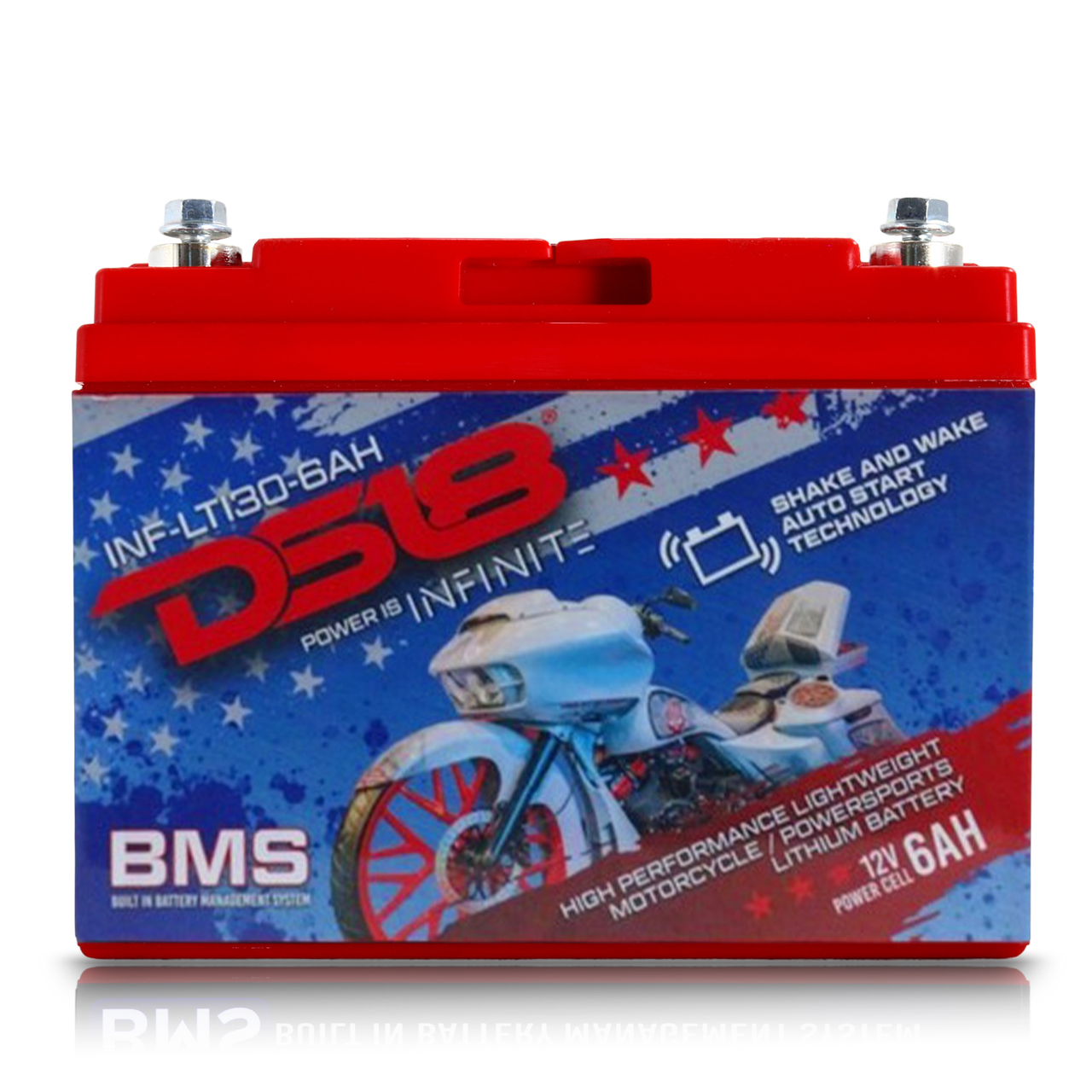 DS18 Shake Awake 30 Case 6Ah Smart Motorcycle battery - Limitless