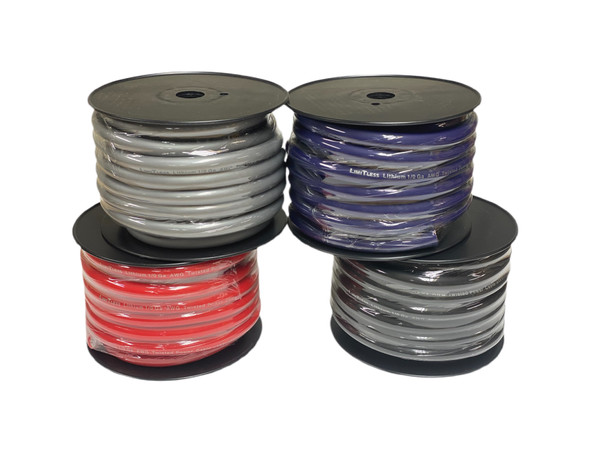 MTX STREETWIRES ZN3-4100R 4 AWG POWER WIRE SPOOL 100 FT - RED