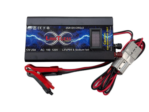 25A 12V Charger/Power supply With LED Screen 