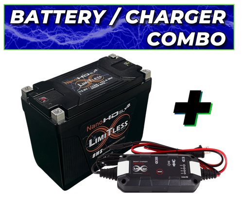 Nano -HD SLv2 12AH Motorcycle / Power sports Battery With 3.5A