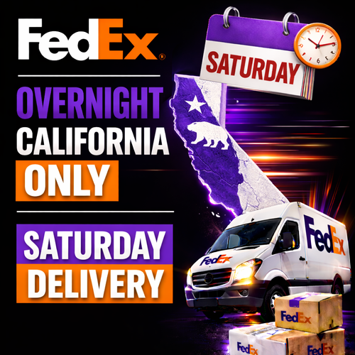 FedEx Overnight – California (Saturday Delivery)