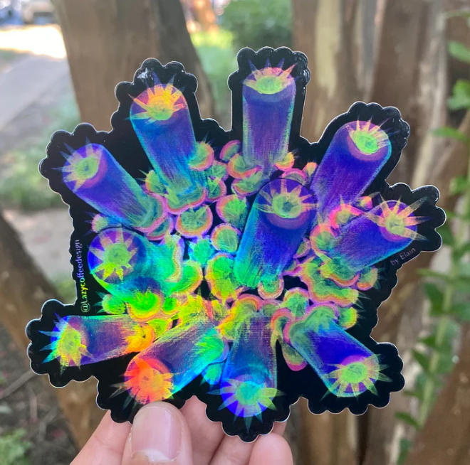 JF Homewrecker Sticker/Holographic [Limited Edition] by Lazy Coffee Design