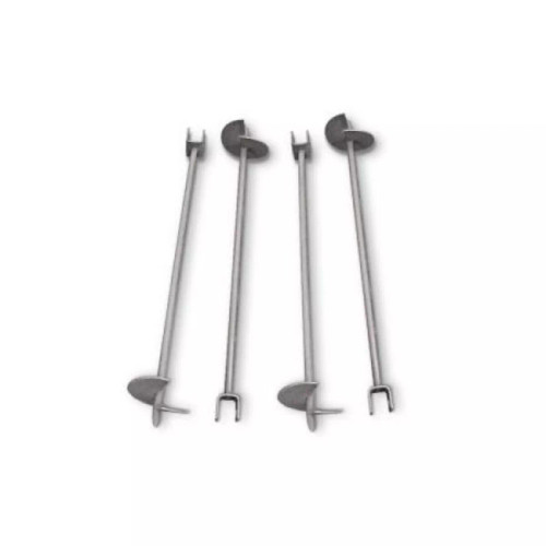 36" Galvanized Auger Set of 4