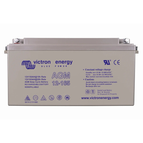 Victron Energy – 12V/165Ah Deep Cycle AGM Battery | BAT412151084