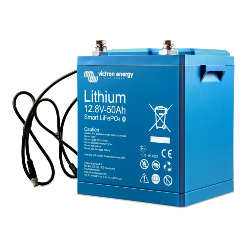 Victron Energy – 12V/50Ah Smart LiFePO4 Battery | BAT512050610