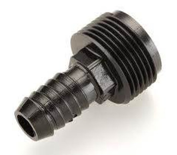 Swing Pipe Barb Fitting to 1/2" Male Adapter