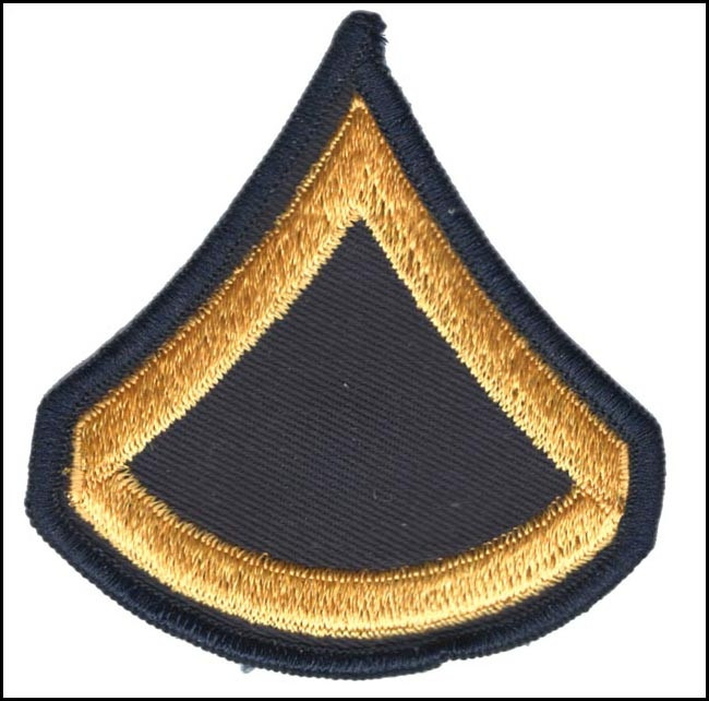 female dress blues army Army Female First Sergeant Gold Chevron Embroidered on Blue