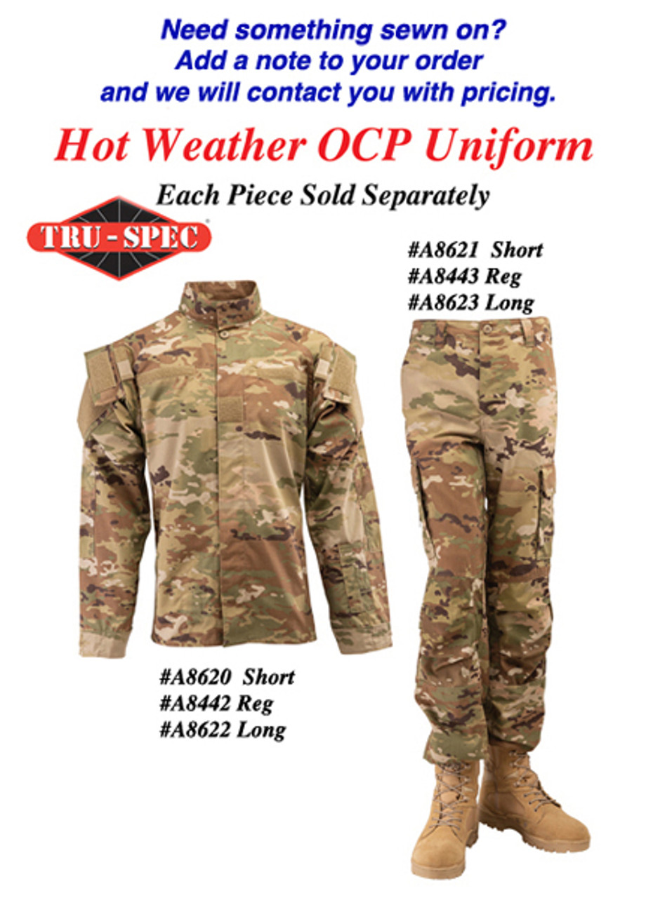 TRU-SPEC Hot Weather OCP Scorpion Pants - Short Length