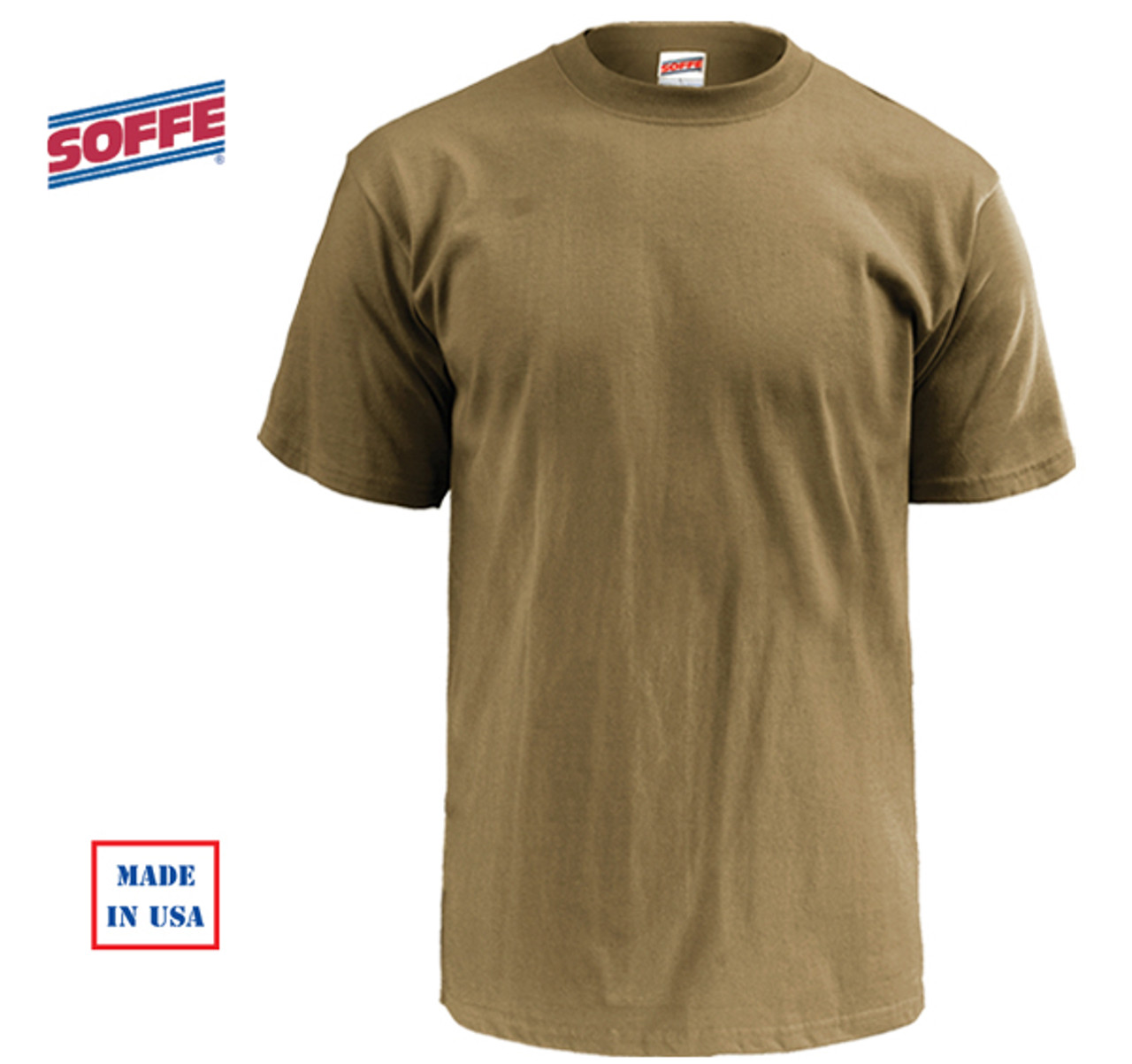 Hej klar Bunke af 100% Cotton Military Short Sleeve T-Shirts (3 Pack)