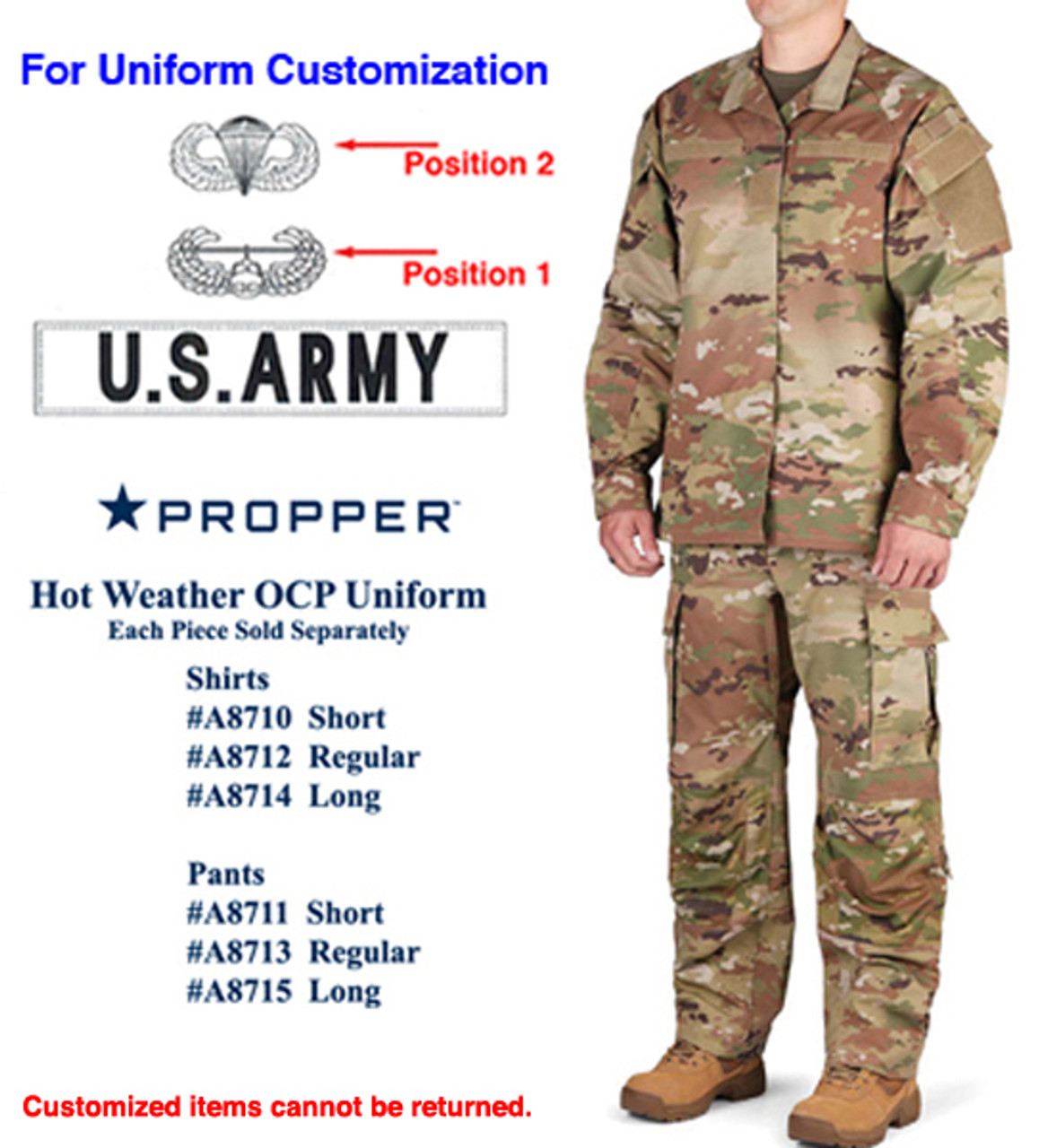 Propper Hot Weather OCP Shirt - Long Length