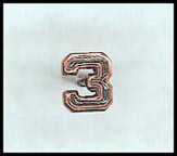 Ribbon Device-Bronze Number 3