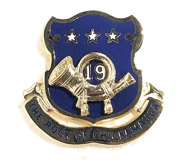 Drapeau Régimentaire 19th Infantry Regiment "THE ROCK OF CHICK" - Format Rectangle - Neuf