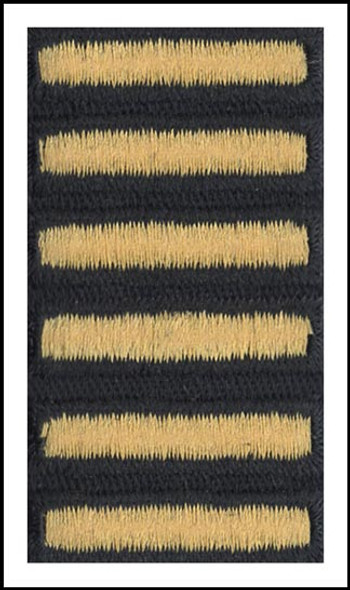 Combat Service Stripes - Female Dress Blue Six (36 Months)