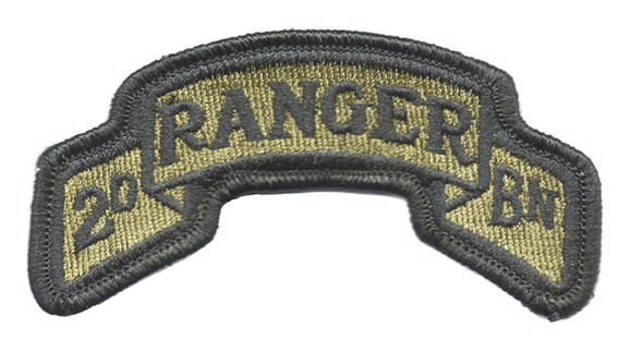 Scroll-75th Regiment 2nd Battalion-OCP with hook fastener