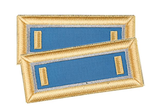 Shoulder Board-Male Military Intelligence 2LT