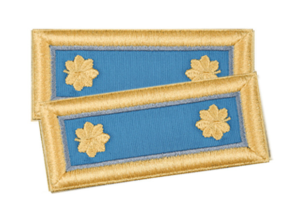 Shoulder Board-Male Military Intelligence Major -PAIR