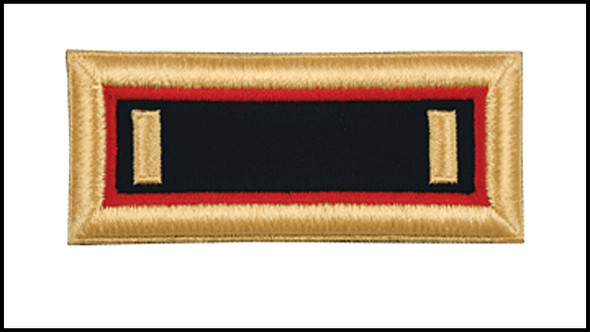 Shoulder Board-Male Adjutant General 2LT