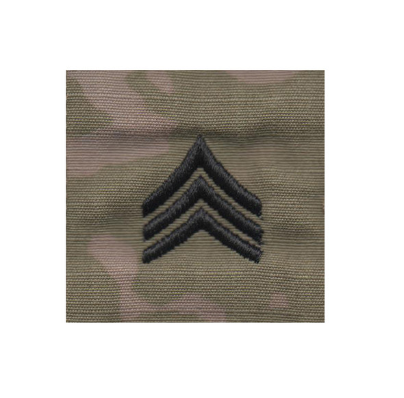 Rank-SGT E5, Sergeant-2"x2" OCP (Single) Sew-On