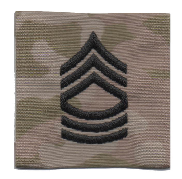 Rank-MSG E8, Master Sergeant-2"x2" OCP (Single) Sew-On