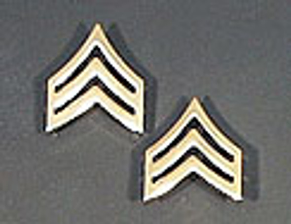 Rank-SGT E5, Sergeant-Sta-Brite Pin-On