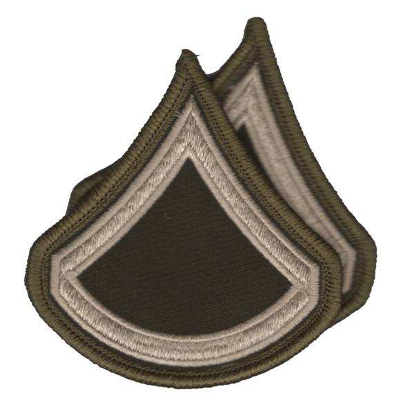 Male Rank-PFC E3, Private First Class-AGSU (Pinks & Greens)