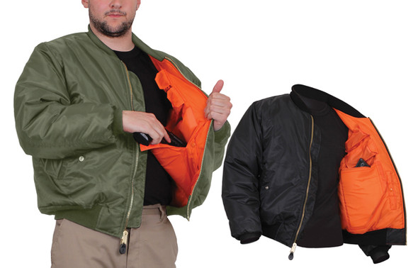 Concealed Carry MA-1 Flight Jacket