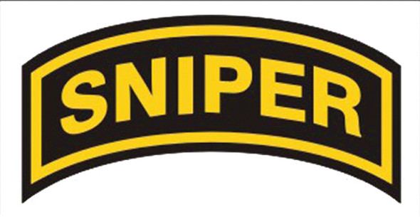 Sniper Decal - 4" x 2"