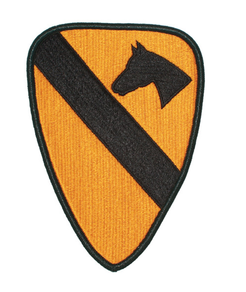 Patch-1st Cavalry Division-Color with hook fastener